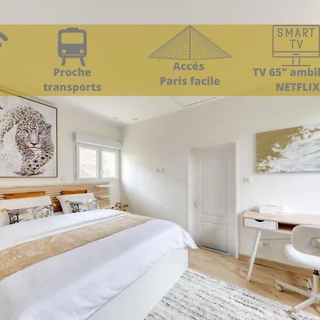 Apartment Silver&gold House Pro & Family Ivry-sur-Seine